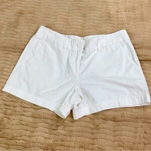 Loft Women's White classic chino Shorts